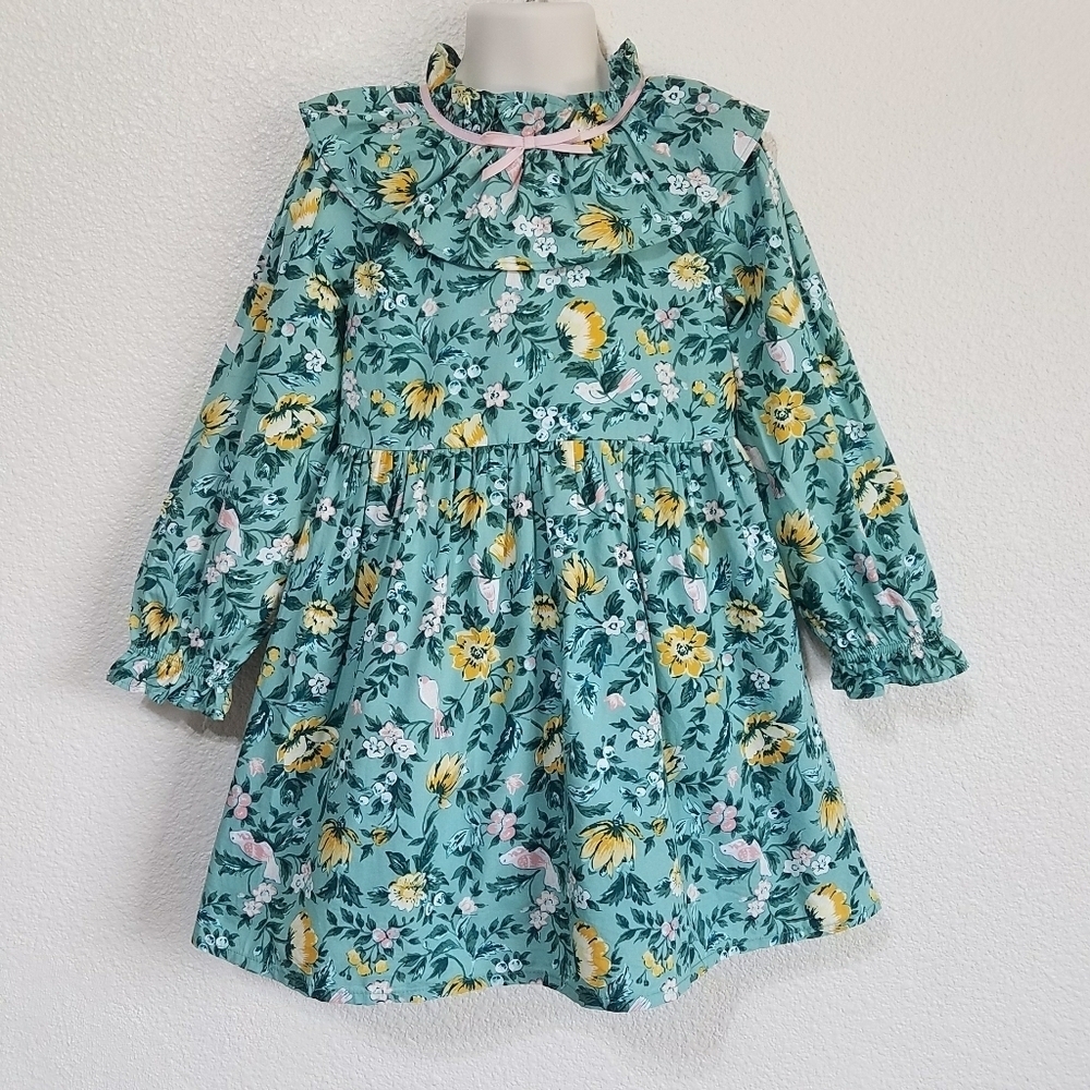 Janie and Jack Floral Girl's Dress